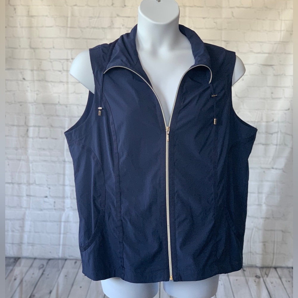 CHICO’S (Size 3) Vest- Navy